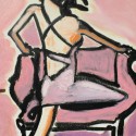 Lady #2, oil on canvas by Greg Yenoli
