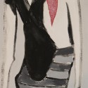 Lady #4, acrylic on canvas by Greg Yenoli