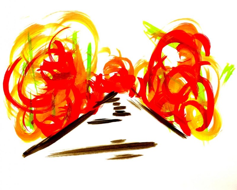 Fall Road by Greg Yenoli