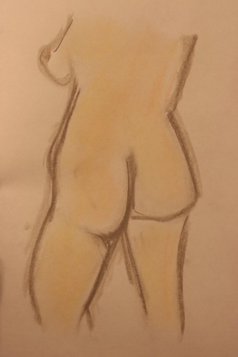 Back Study, figure study by Greg Yenoli